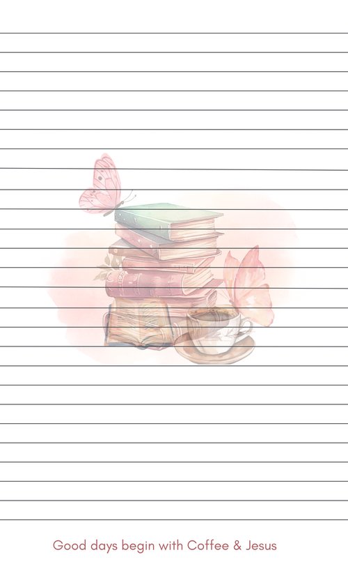 Jesus & Coffee tear away notepad